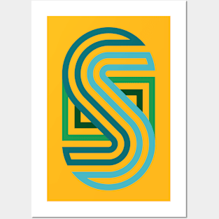 Alphabet S Posters and Art